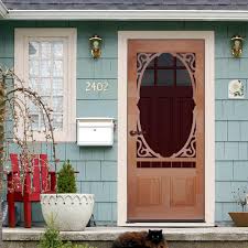 Storm doors block drafts in the winter, helping to minimize energy loss. Kimberly Bay 36 In X 80 In Clarington Unfinished Wood Screen Door Dsacl36 The Home Depot Vinyl Screen Doors Wood Screen Door Vintage Screen Doors