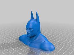 Batman Bust Clean Re Build Hi Res By Geoffro Thingiverse Batman Impression 3d Prints