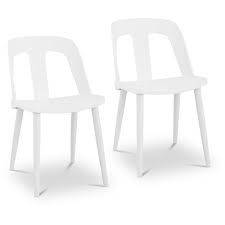 Encasa 2x design stuhl 83 x 54 x 48cm grau schwarz esszimmer stuhl stühle kunststoff im skandinavischem stil mit bodenschoner. Stuhl Kunststoff Zu Top Preisen