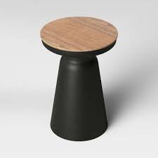 Gino Turned Drum Accent Table Black Project 62 In 2020 Accent Table Drum Side Table Target Accent Table