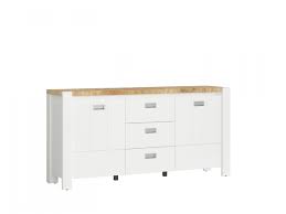 Loft sideboard condy aus teak massivholz metall schwarz. Sideboard Wohnzimmerschrank Kommode Deviso 160 Cm Breit Weiss Eiche 351 50