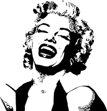 (vector file) this is a digital download, no physical Marilyn Monroe Bubble Gum Svg Shefalitayal