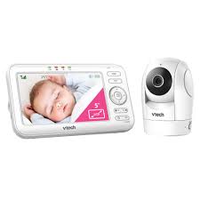 Vtech Bm5500 5 Digital Baby Monitor Pan Tilt Video 2 Way Audio Infant Safety The Baby Gallery