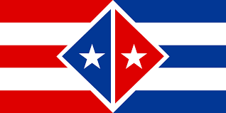 Back then, the flag was blue on top and red on the bottom with a white cross intersecting the middle and a white star in the top left corner. Puerto Rican Flag Vs Cuban Flag Flagsmore Com