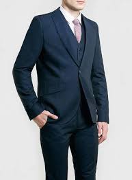 If you like mens slim fit suits, you might love these ideas. Three Piece Skinny Fit Suit For The Groom Or Groomsmen Mens Suits Skinny Fit Suits Three Piece Suit