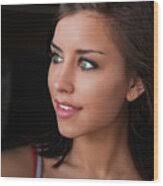 Beautiful woman looking down the road Photograph by James Brey