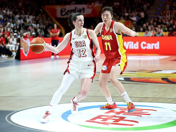 Caitlin Clark photos, FIBA World Cup, United States vs China today