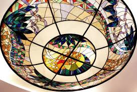 Enjoy free shipping on most stuff, even big stuff. Tiffany Stained Glass Dome With Art Pattern China Stained Glass Lighting Room Ceiling Lights Made In China Com