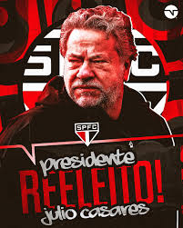 PRESIDENTE REELEITO! 🇾🇪 Julio Casares venceu a eleição do São Paulo e  mais uma vez será o mandatário do Tricolor! O que achou, torcedor?