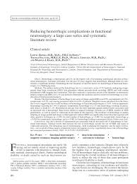 Ein schmales bett findet selbst in kleinen gästezimmern seinen platz. Pdf Reducing Hemorrhagic Complications In Functional Neurosurgery A Large Case Series And Systematic Literature Review Clinical Article