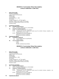 Es decir, en principio, no deberías mandar el mismo curriculum a dos ofertas de empleo aquí te traermos una serie de modelos de curriculum vitae en word listos para completar. Cv Ejem Educacion Avanzada Plan De Estudios