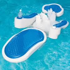 The Hydro Massage Pool Float Hammacher Schlemmer Pool Accessories Pool Floats Pool Toys