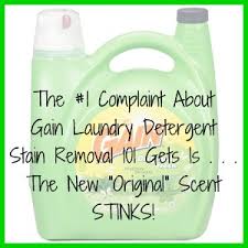 If you worry about possible stains in your baby's. Gain Laundry Detergent Reviews 1 Complaint Is New Original Scent Stinks