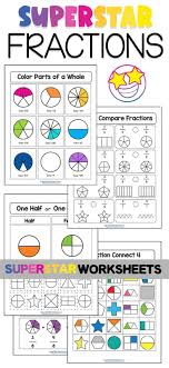 Fractions Worksheets Superstar Worksheets In 2020 Fractions Worksheets Fractions Fraction Games