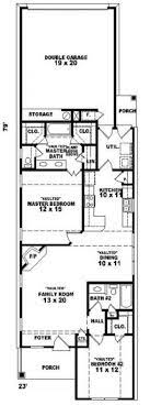 House Plan 053 00154 Narrow Lot Plan 1 200 Square Feet 2 Bedrooms 2 Bathrooms In 2021 Traditional House Plans House Plans Farmhouse Narrow Lot House Plans