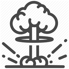 Battle Bomb Destroy Military Nuclear Warfare War Icon Download On Iconfinder In 2021 Warfare Nuclear Icon