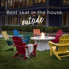 Wind Down And Relax With Our Modern And Comfortable Adirondack Chairs Shop Today In 2020 Backyard Remodel Adirondack Chairs Outdoor Rooms