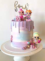 Birthday party cake surprise cake cupcake cakes doll cake lol doll cake birthday cake girls doll. Lol Doll Cake White Choc Mud Ganache Filling Watercolourcake Loldolls Dripcake In 2020 Doll Birthday Cake Baby Birthday Cakes Kids Birthday Party Cake