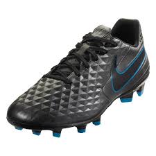 Nike Tiempo Legend 8 Academy Fg Soccer Cleat Black Blue 6 Soccer Cleats Cleats Nike
