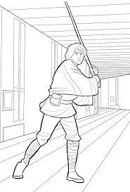 Star wars color by number click … star wars read more » Luke Skywalker Holding Lightaber Coloring Page Free Printable Coloring Pages For Kids