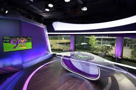 Bbc Wimbledon Tv Studio Set Design Gallery Tv Set Design Tv Design Design