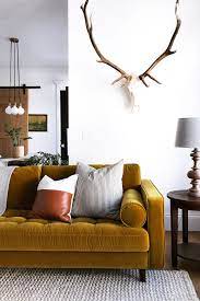 Sven Yarrow Gold Sofa Gold Sofa Home Living Room Living Room Decor