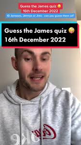 TikTok Trivia Host James