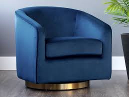 Many things that have to be prepared to decorate your. Sunpan Modern Home Hazel Navy Blue Sky Gold Swivel Accent Chair Spn104001