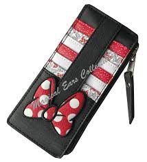 Carry the magic disney wallet. Disney Credit Card Holder Minnie Mouse With Bow Bagst 1618