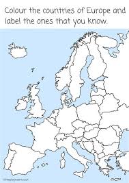 Plus, it's an easy way to celebrate each season or special holidays. Europe Map Coloring Pages Learny Kids