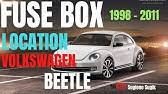Fuse chart 2003 beetle newbeetle forums img source : Fuse Box Location And Diagrams Volkswagen New Beetle 1998 2011 Youtube