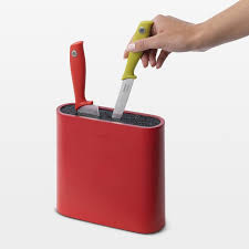 Brabantia Bloc A Couteaux Rouge Amazon Fr Cuisine Maison Couteau Cuisines Maison Inoxydable