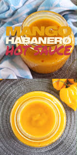 Mango Habanero Hot Sauce Video Hot Sauce Recipes Habanero Hot Sauce Habanero Sauce