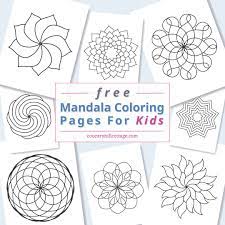 Easy mandala coloring pages for kids with stars arts inside free printable mandalas for kids Mandala Coloring Pages For Kids 10 Free Printable Worksheets