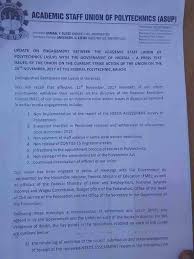 12 february 2019 | 1:36 pm. Asup Idah The Strike Embarked Upon By The Academic Staff Facebook