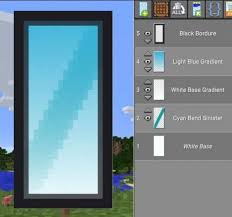 Banners can be copied with a blank banner to make multiple identical banners. Minecraft Mirror Banner Furnituredesigns Minecraft Banner Designs Minecraft Decorations Minecraft Mirror Banner