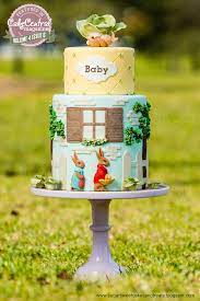 A Tale Of The Flopsy Bunny Baby Shower Cake Beatrix Potte Flickr