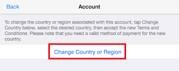 Changing the country region settings step by step. Downloading Region Restricted Apps In Ios My Private Network Global Vpn Service Provider