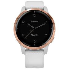 The difference between the 4 & 4s is simply the size. Garmin Vivoactive 4s Smart Watch White And Rose Gold Officeworks