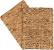 Round Brown Placemats