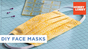 Diy mask, face mask pattern printable. Diy Fabric Face Mask Hobby Lobby Youtube