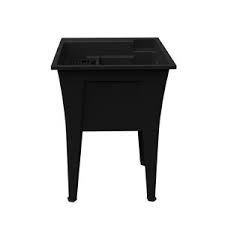 I needed to replace the plastic utility sink in my garage and wanted something a little nicer, with storage space. Laundry Sinks Bathroom Sinks Rona