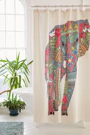 Sharon Turner For Deny Painted Elephant Shower Curtain Urban Outfitters Curtains Elephant Shower Curtains Elephant Painting
