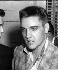 1958, Elvis after his military haircut | Elvis presley army, Elvis ...