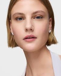 Pendientes Daisy flor de plata