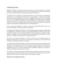 Cuenta oficial de migración colombia. Migracion Colombia