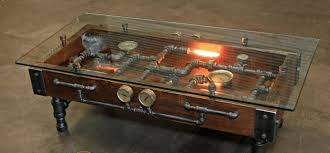 5) 'steampunk' coffee machine from alpha dominche. Steampunk Coffee Table Gnostalgia