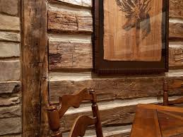 Man Cave From Diy Network Blog Cabin 2009 Faux Cabin Walls Diy Blog Cabin Log Cabin Interior