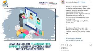 Lowongan kerja bumn terbaru februari 2021 di pt bank rakyat indonesia (persero) tbk. Ada Lowongan Kerja Di Bandara Untuk Posisi Aviaton Security Minat Okezone Economy