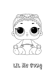 All you need is photoshop (or similar), a good photo, and a couple of minutes. Lol Doll Coloring Pages Baby
